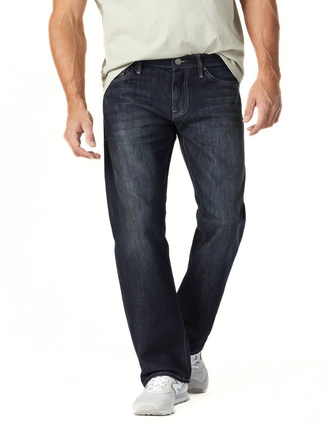 Mavi Men's Josh Bootcut Jeans, Midrise Jeans for Men, Deep Shaded Stanford, Men's Blue Jeans, 32x34 - Image 1